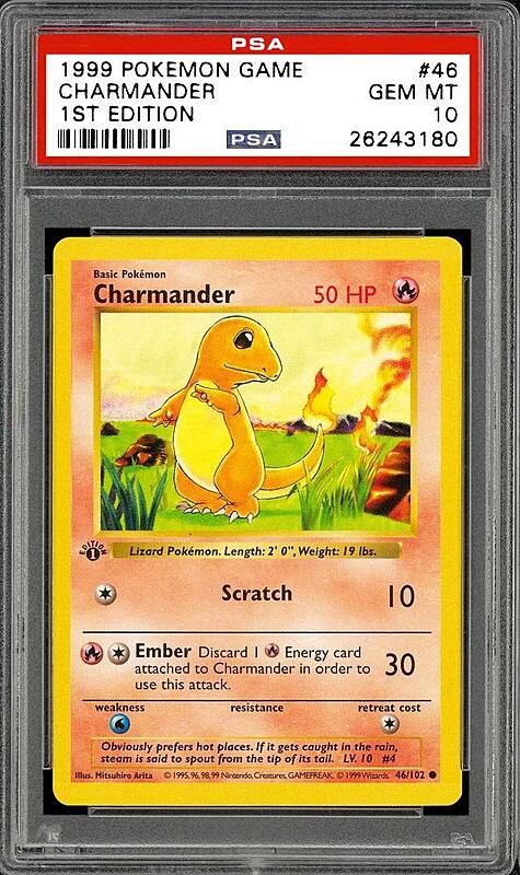 Click image for larger version

Name:	?u=https%3A%2F%2Fi.psacard.com%2Fcardfacts%2F1999-pokemon-game-46-charmander-1st-edition-gem-mt-10-69930.jpg%3Fh%3D1000&amp;f=1&amp;nofb=1&amp;ipt=3daa847e86cb07720621efb02f99a6af5757706d56be6781f0046bb037e4df48&amp;ipo=images.jpg
Views:	73
Size:	146.6 KB
ID:	624925