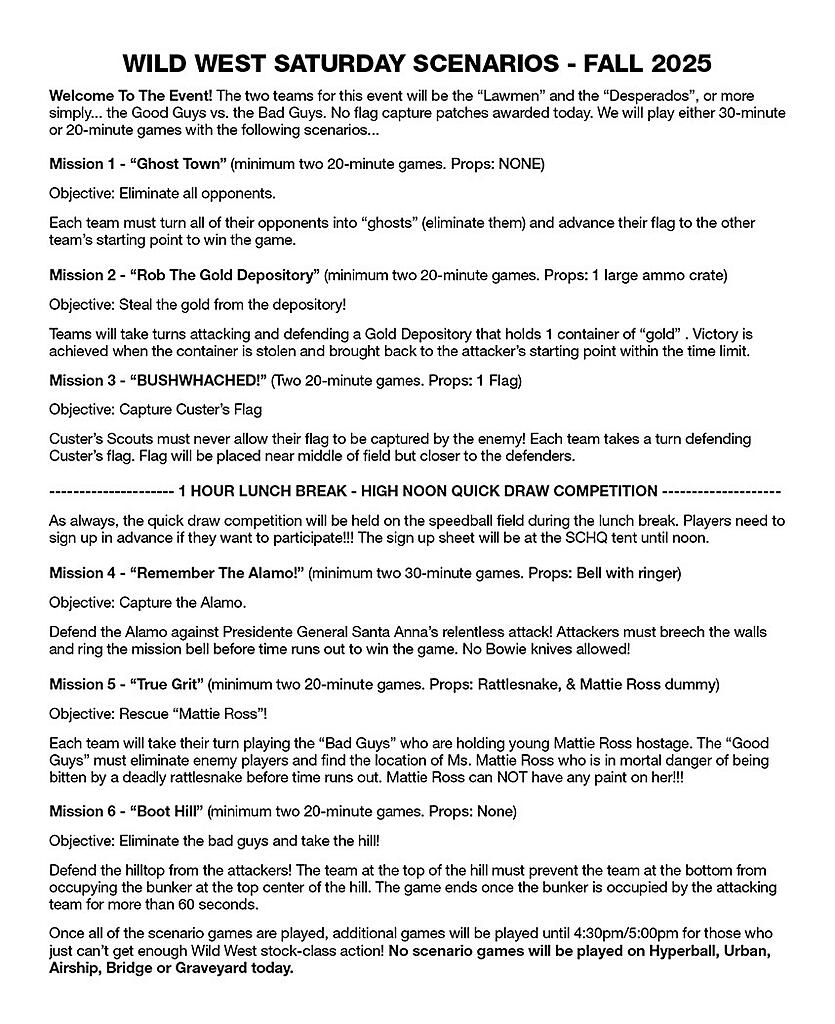 Click image for larger version

Name:	Wild_West_Saturday_Missions_FALL_2025.jpg
Views:	300
Size:	275.8 KB
ID:	731662
