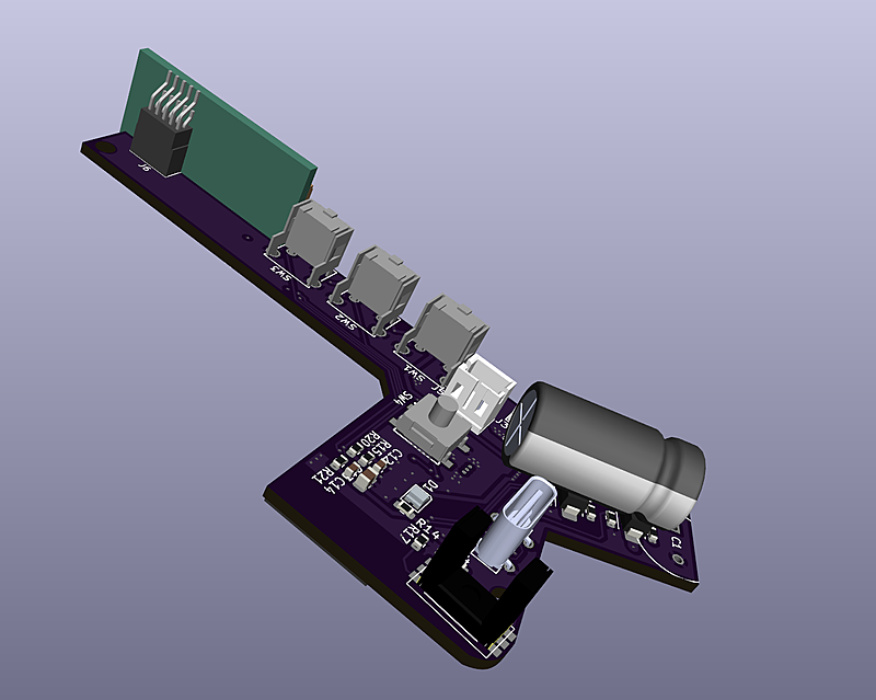 Raster of the designed board pre-production