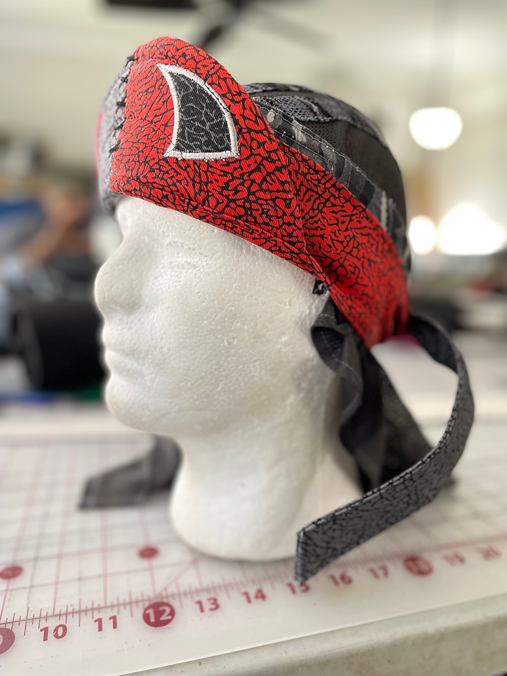 CUSTOM BULL DENIM PAINTBALL HEADBAND