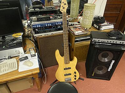 Main axe and my main drag around gig amp.