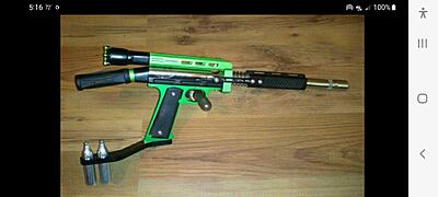 Carter Machine Buzzard featuring RTR pump handle, pump arms, bucket changer and boomerang. Prototype feed by Dave Loo.