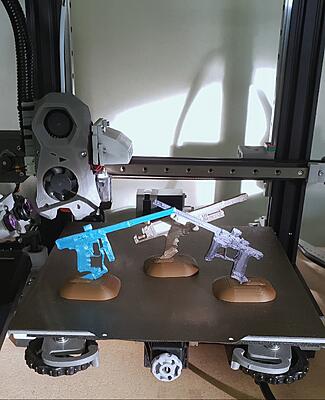 3d printed shocker sft, autococker, and lv1 from homegrown3d