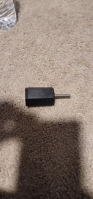 I also found put the pin is the tool to remove bolt. It doesn't work that well.
