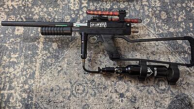 Here's mine , I met a guy at Wasaga Paintball who also happened to have bought one of these , he recognized mine right away