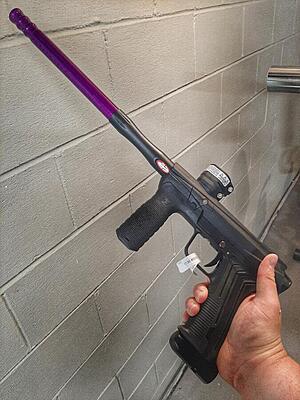 My brand new Emek! CP 2 piece barrel, still waiting for my POPS and Hair45.